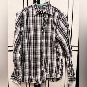 Men’s MICHAEL Michael Kors Button Down Plaid Shirt Size L- New w/o Tags